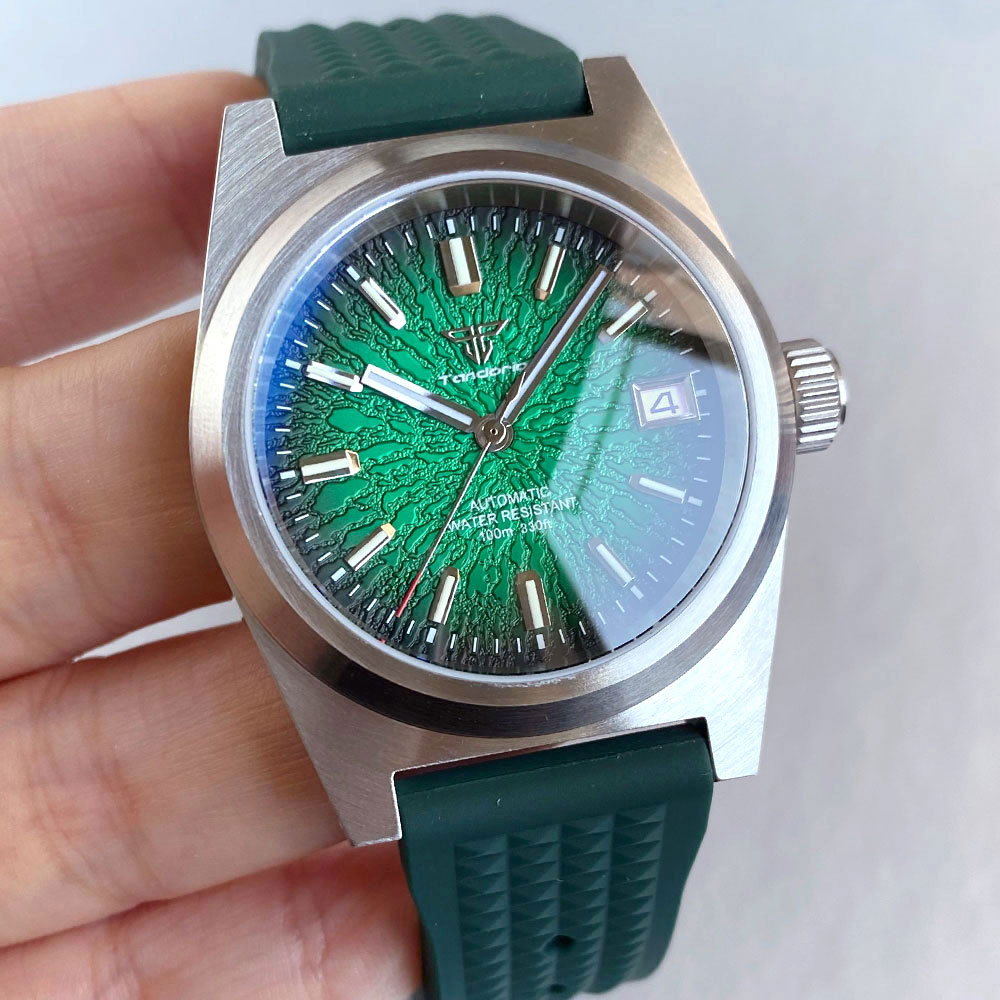 Rubber Strap Diver - Новые механические часы 38 мм, мужские