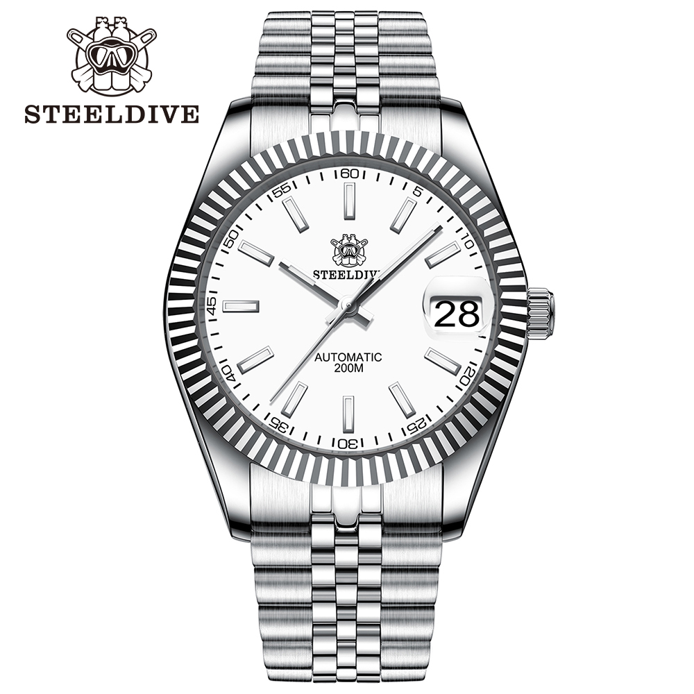 Seiko Watch Prospex - Водонепроницаемые механические часы STEELDIVE, бирюзовые часы