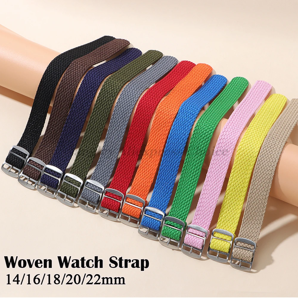 Perlon Strap Woven - 14 мм, 16 мм, 18 мм,