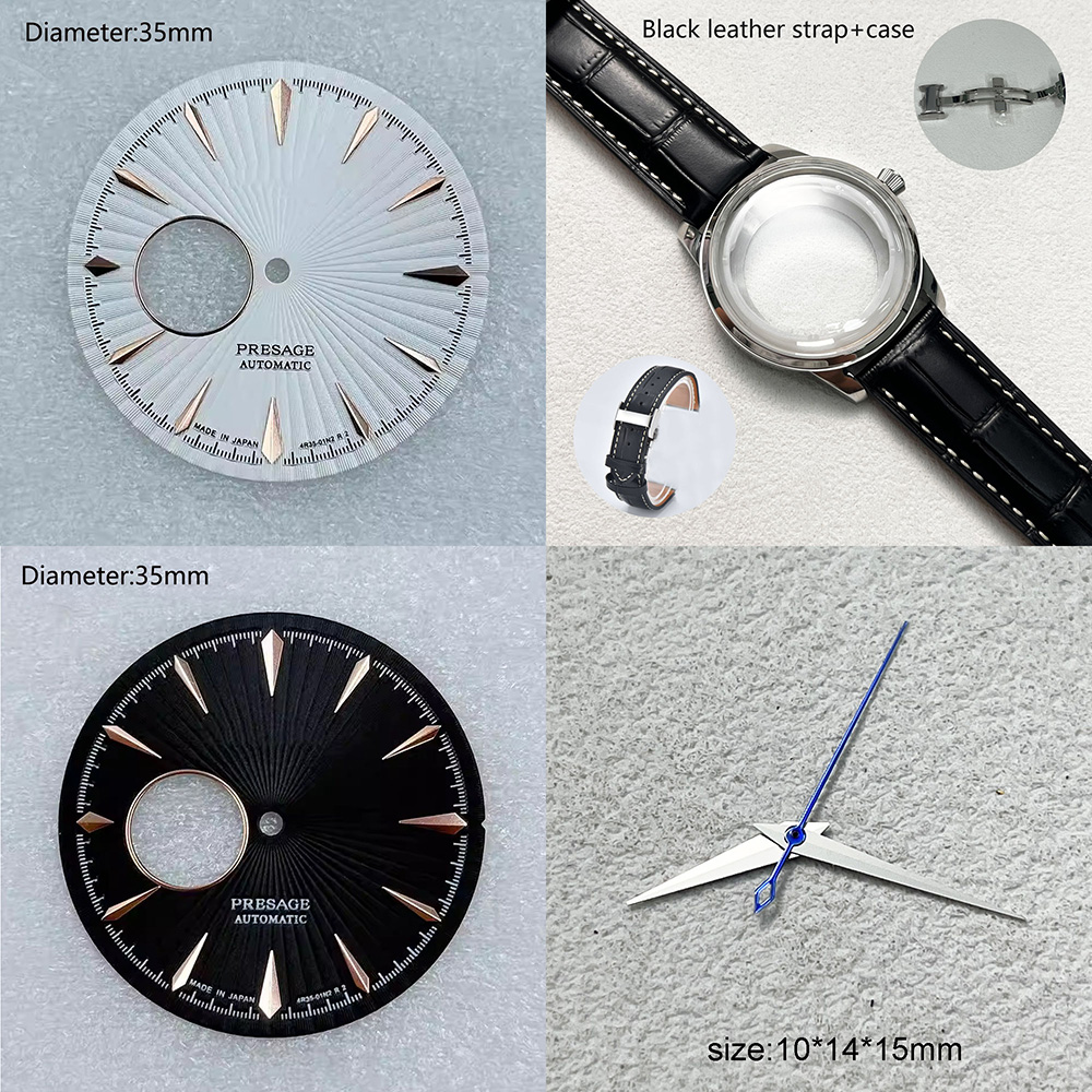 Seiko Watch Presage - Циферблат NH38 35 мм с логотипом,