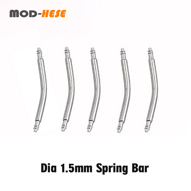 Curved Spring Bar - Ремешок изогнутый для часов, 20 шт.,