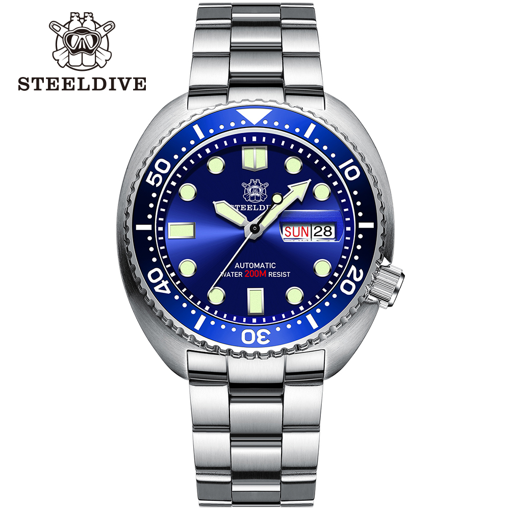 Seiko Watch Prospex - Часы STEELDIVE MH36 из сапфирового стекла,