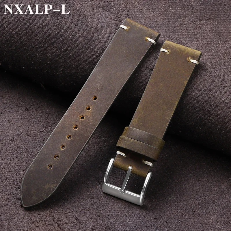 Nato Strap Nylon - Винтажный кожаный ремешок для часов из