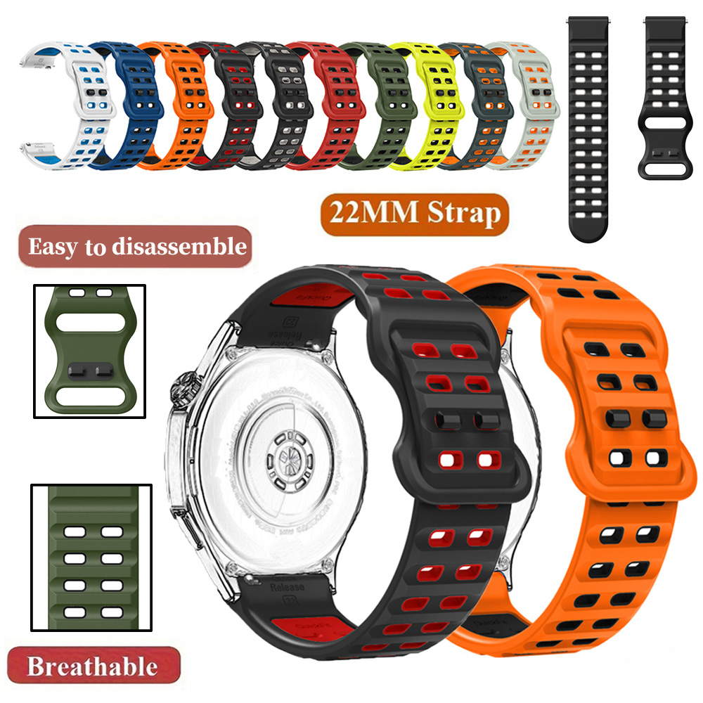 Mesh Strap Metal - Силиконовый ремешок 22 мм для Garmin