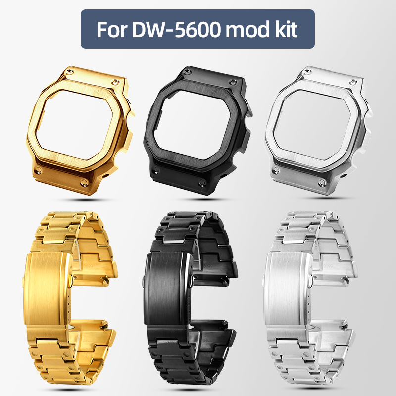 Casio Watch G-Shock Dw-5600 - Металлический корпус часов, ремешок, модный комплект