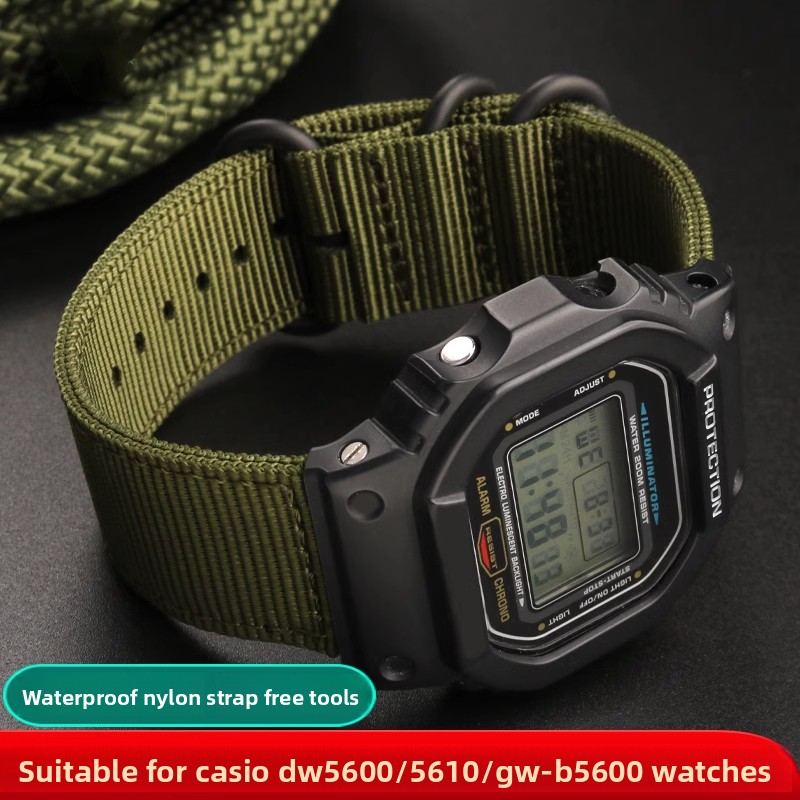 Casio Watch G-Shock Dw-5600 - Нейлоновый ремешок для часов Casio G-Shock