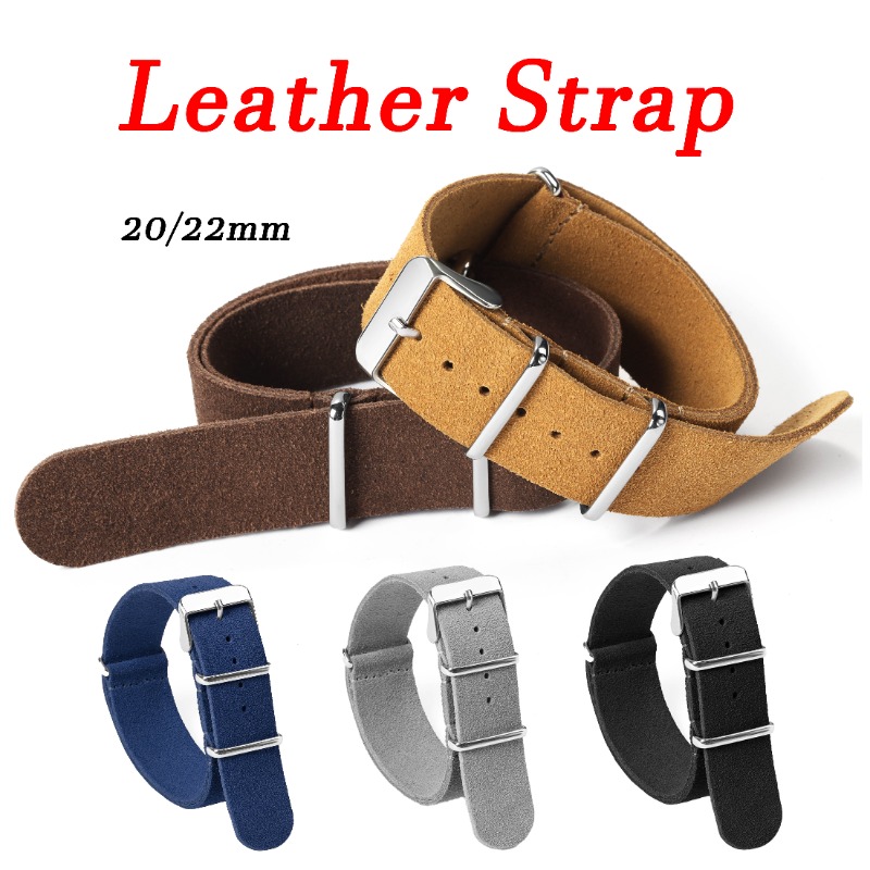 Suede Strap Watch - Универсальный военный ретро-замшевый ремешок из натуральной
