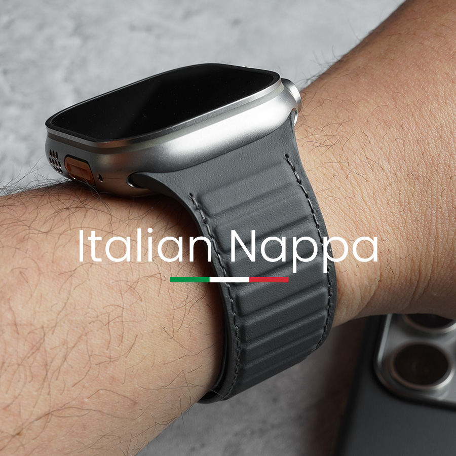 Suede Strap Watch - Магнитный ремешок Nappa из натуральной кожи
