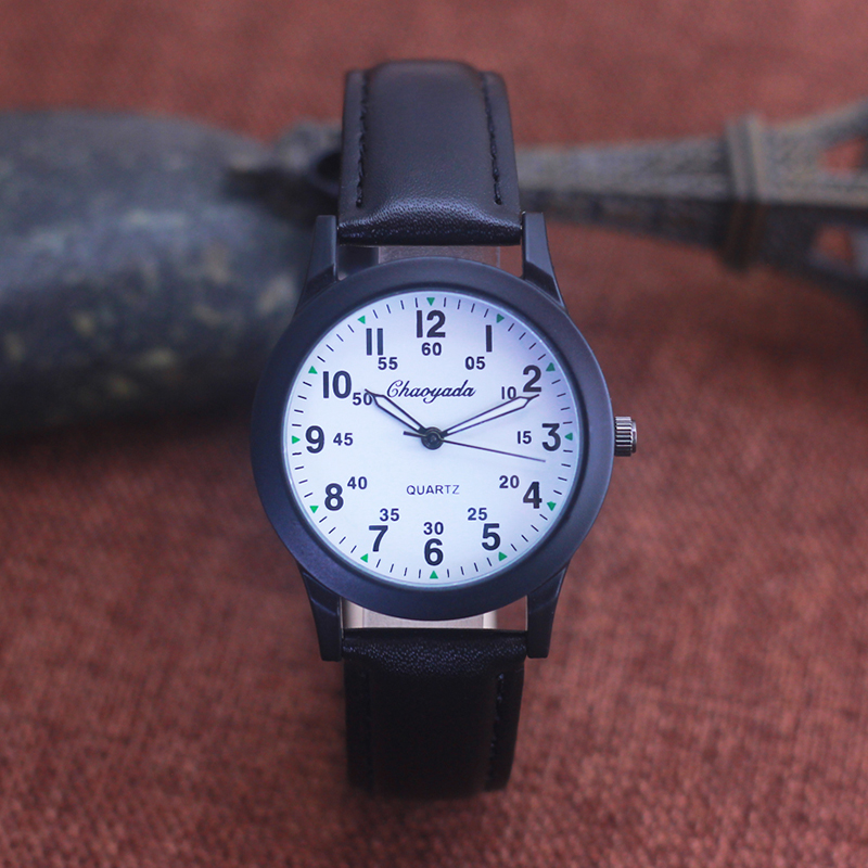 Leather Watch Band Men - Часы наручные Chaoyada кварцевые для мальчиков,