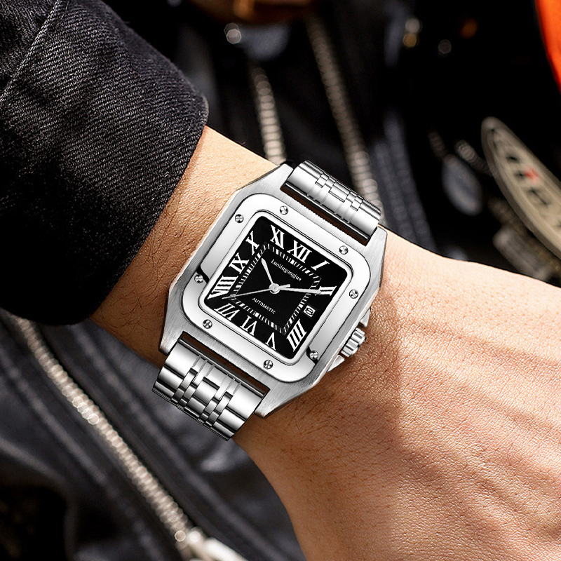 Cartier Watch Tank - Элитные роскошные квадратные автоматические механические часы