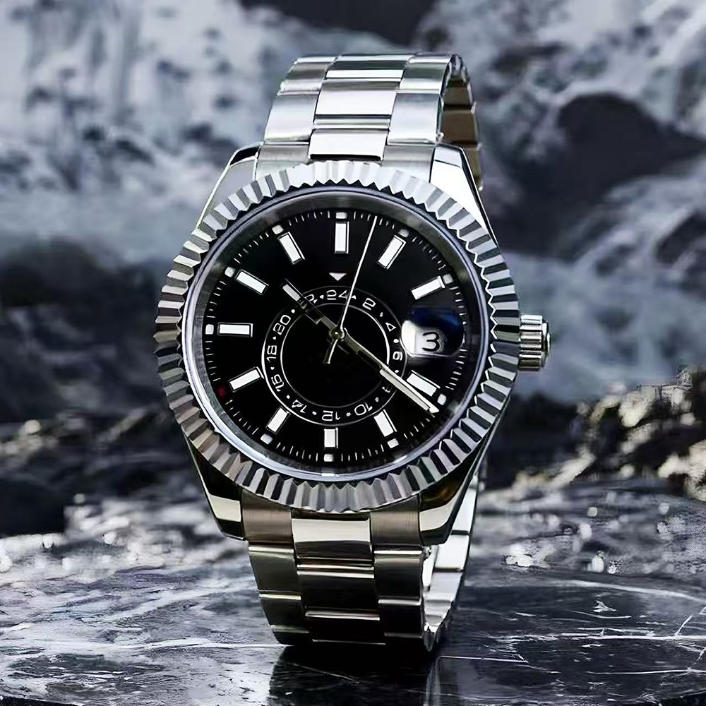 Rolex Watch Datejust - Мужские автоматические часы 39 мм, серебристые,