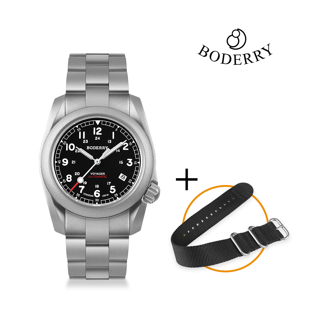 Seiko Watch 5 Sports - Boderry Voyager Field Watch Титановые автоматические