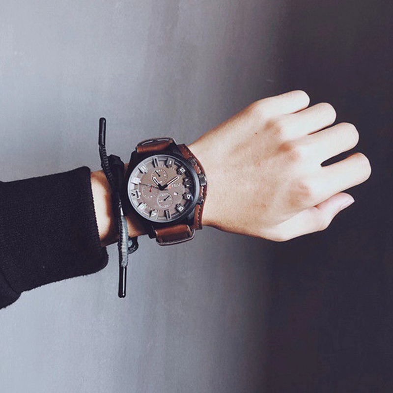 Мужские часы в стиле ретро, ​​ – обзор и цена Leather Watch Band Men