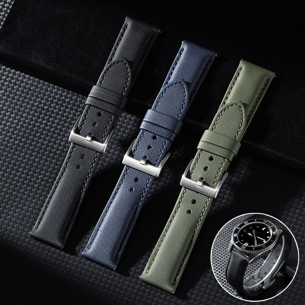 Премиальный ремешок для часов  – обзор и цена Canvas Strap Watch
