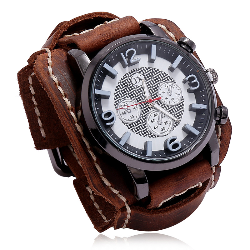 Новые мужские часы в стиле рет – обзор и цена Leather Watch Band Men