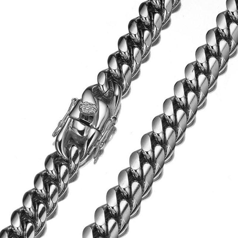 Кубинская цепь Майами из нержа – обзор и цена Butterfly Clasp Deployant