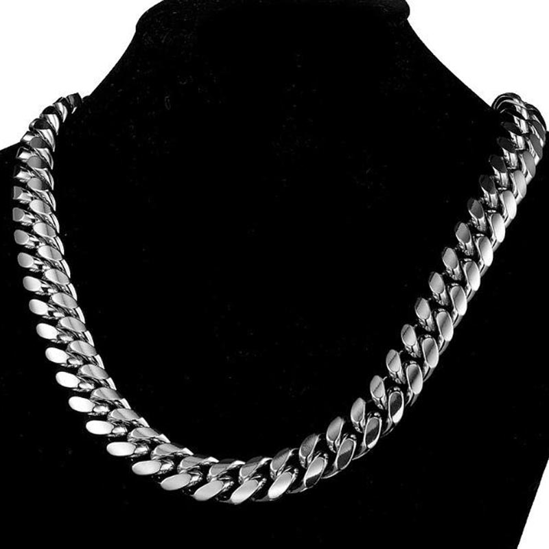 Кубинская цепь Майами из нержа – обзор и цена Butterfly Clasp Deployant