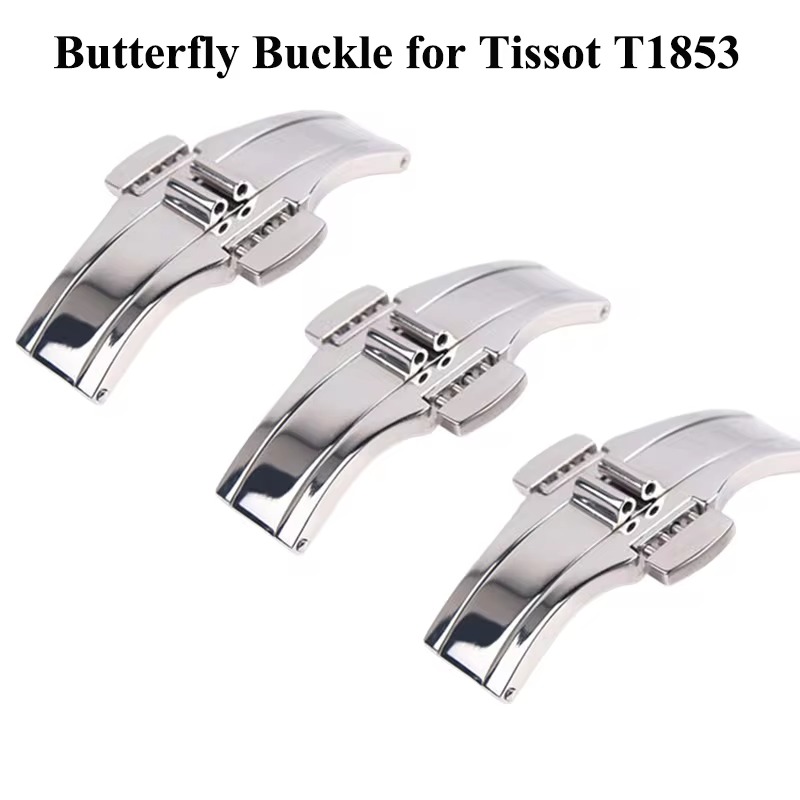 Для Tissot T1853 ремешок для ч – обзор и цена Butterfly Clasp Deployant