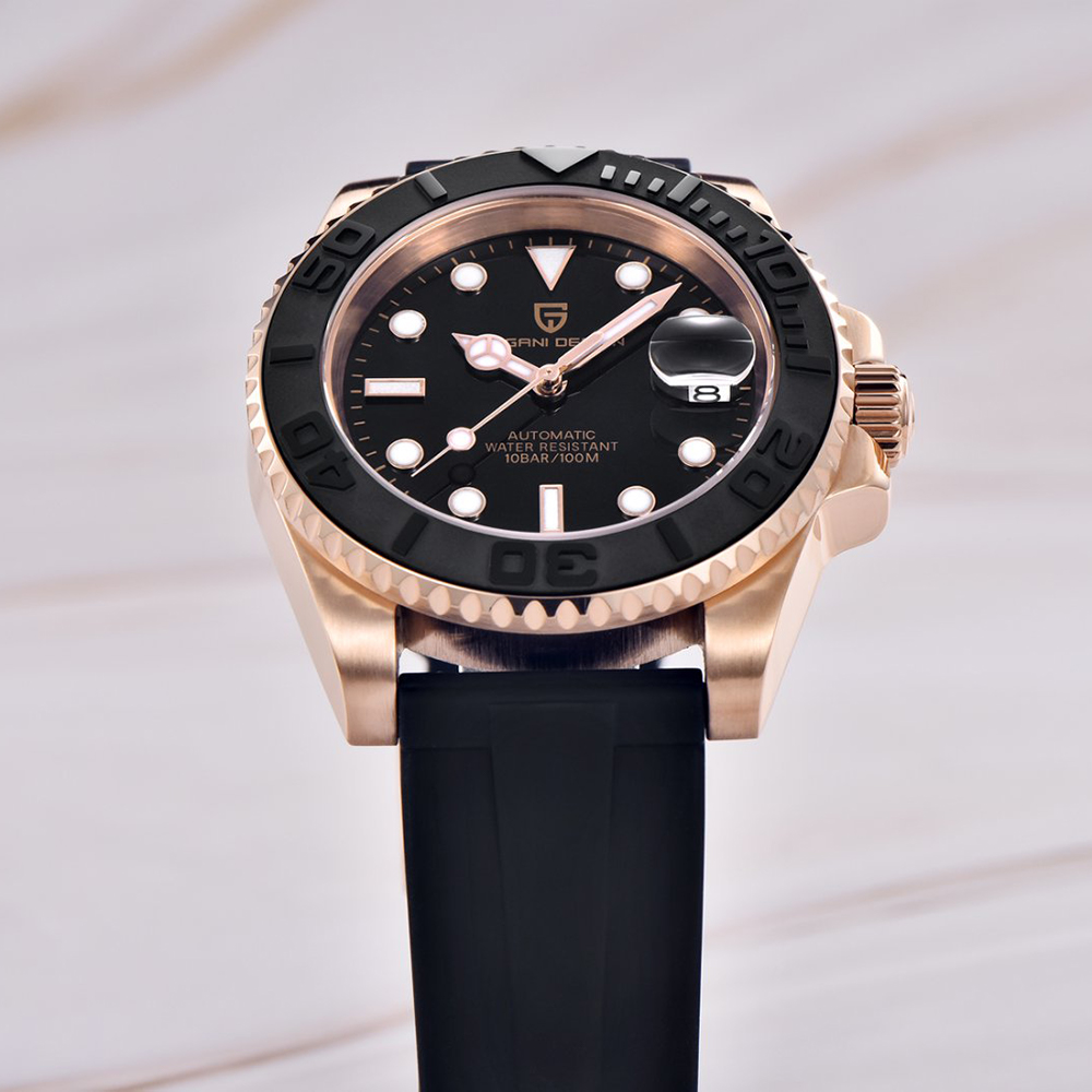 PAGANI DESIGN Автоматические ч – обзор и цена Rubber Strap Diver