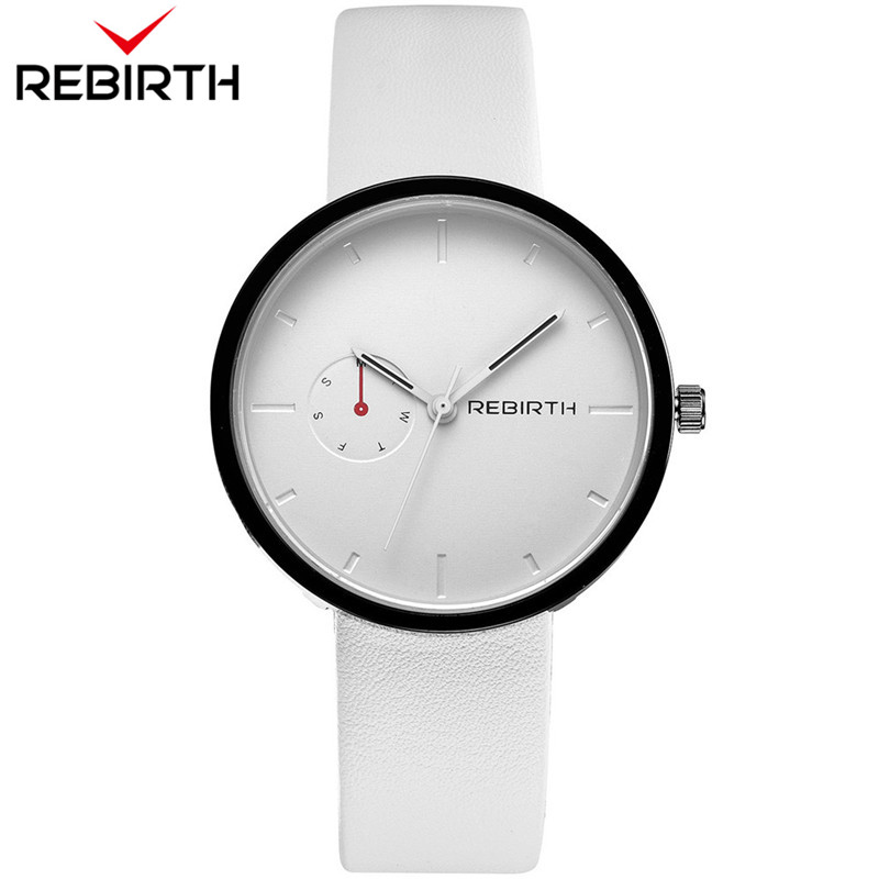 Часы Reborn кварцевые для мужч – обзор и цена Leather Watch Band Men