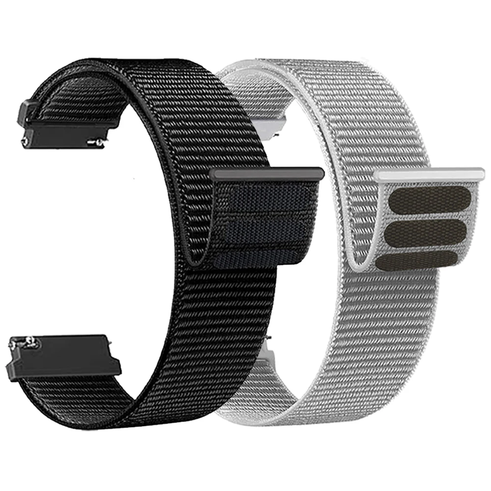 Плетеный ремешок 20/22 мм для  – обзор и цена Sport Loop Velcro