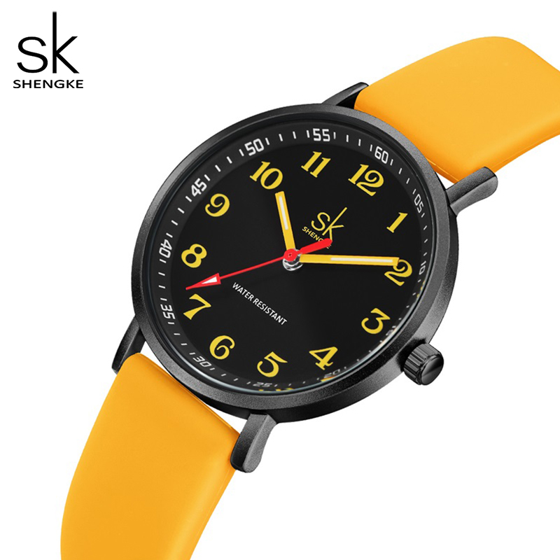 Часы наручные SHENGKE женские  – обзор и цена Silicone Band Women