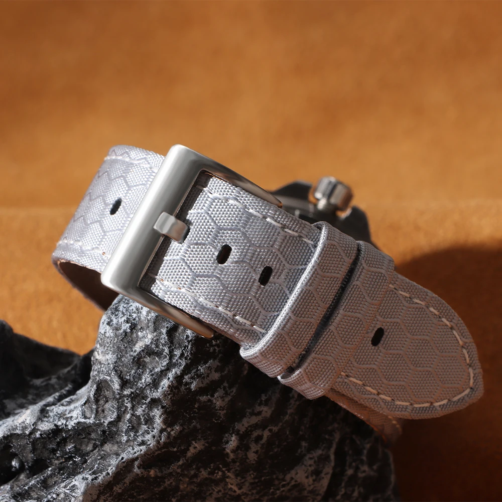 20 мм 22 мм гладкий натуральны – обзор и цена Perlon Strap Woven