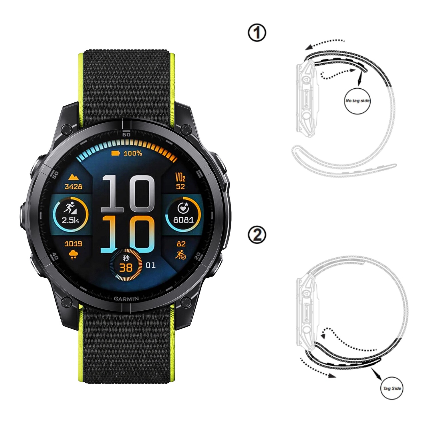 Ультралегкий металлический рем – обзор и цена Sport Loop Velcro