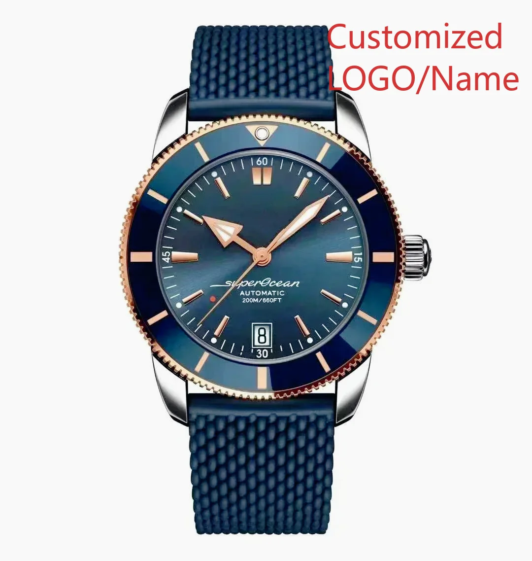 Мужские автоматические механич – обзор и цена Rubber Strap Diver