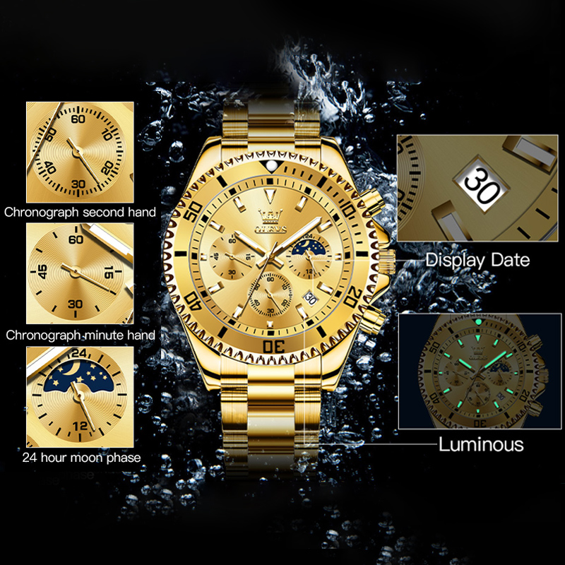 Мужские часы OLEVS 2870: Ориги – обзор и цена Rolex Watch Datejust