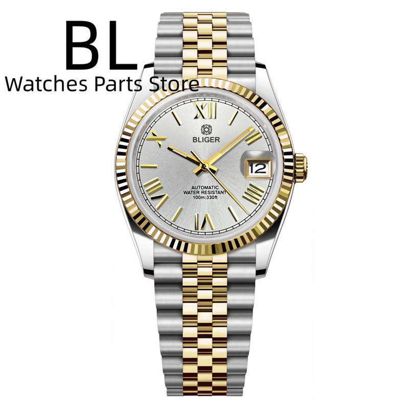 BLIGER 36 мм 39 мм Двухцветные – обзор и цена Rolex Watch Datejust