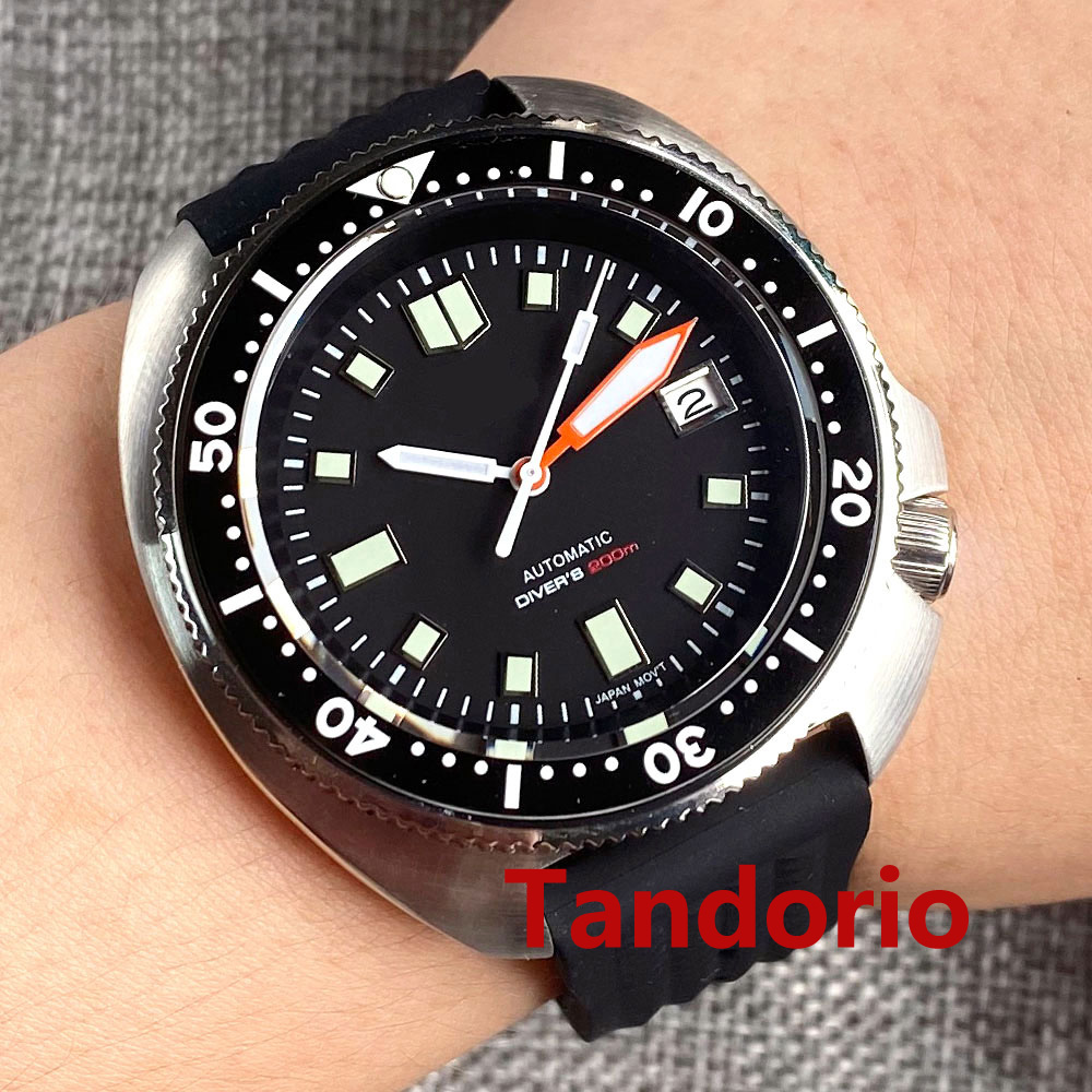 Мужские часы Tandorio 44 мм с  – обзор и цена Rubber Strap Diver